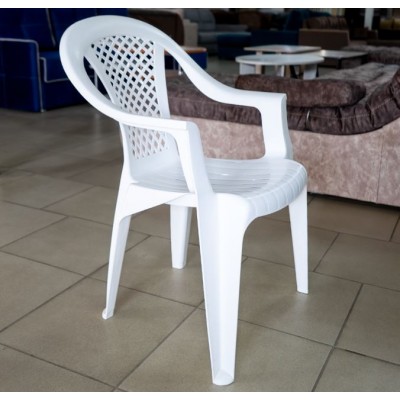 Кресло Фабио белое, (Модель № 9398)