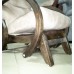 Кресло-качалка МЭТИСОН (каркас орех, ткань крем-брюле), (Модель № 32191)