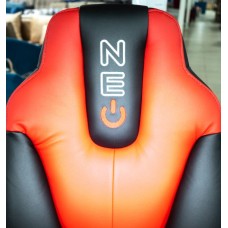 NEO-2 Кресло кож/зам черный/красный, 36-6/36-161