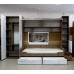 Гарвард Кровать-диван с ящиками 90*200 гикори темный/белый* , (Модель № 22467)