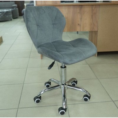 RECARO Офисное кресло mod.007 металл/вельвет 45*74+10см/серый HLR 24, (Модель № 2291)