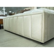 Вена Кровать 1400 Стандарт Мора бежевый+орт.осн+опора мебельн.