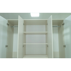 Азалия №24 Шкаф 4-х дверный бодега белый 