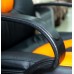 NEO-1 Кресло кож/зам, черный/оранжевый 36-6/14-43, (Модель № 34472)