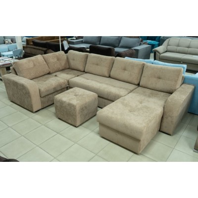 Лира-7 Угловой диван+пуф, (Модель № 593)