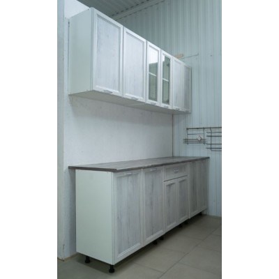 Кухня "Сохо"(белый/бетон пай белый/, (Модель № 32612)