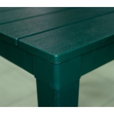 Стол Прованс квадратный 80*80см 4 ножки Темно-зеленый