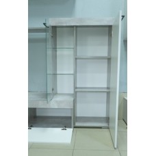 МГС-5 Мебель для гостиной Цемен светлый/Белый 
