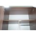 Шкаф гостиничный комбинированный ясень шимо темный 1900*800*500, (Модель № 12842)