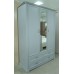 Сохо Шкаф для одежды 32.02 Серый/белый/зеркало, (Модель № 508)